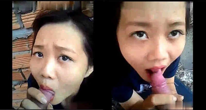 Gấu liếm cục thịt ở vườn sau nhà